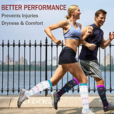 Colorful 15-20 mmHg Compression Socks