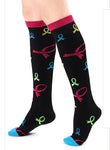 Colorful 15-20 mmHg Compression Socks