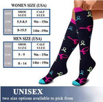 Colorful 15-20 mmHg Compression Socks