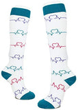 Colorful 15-20 mmHg Compression Socks